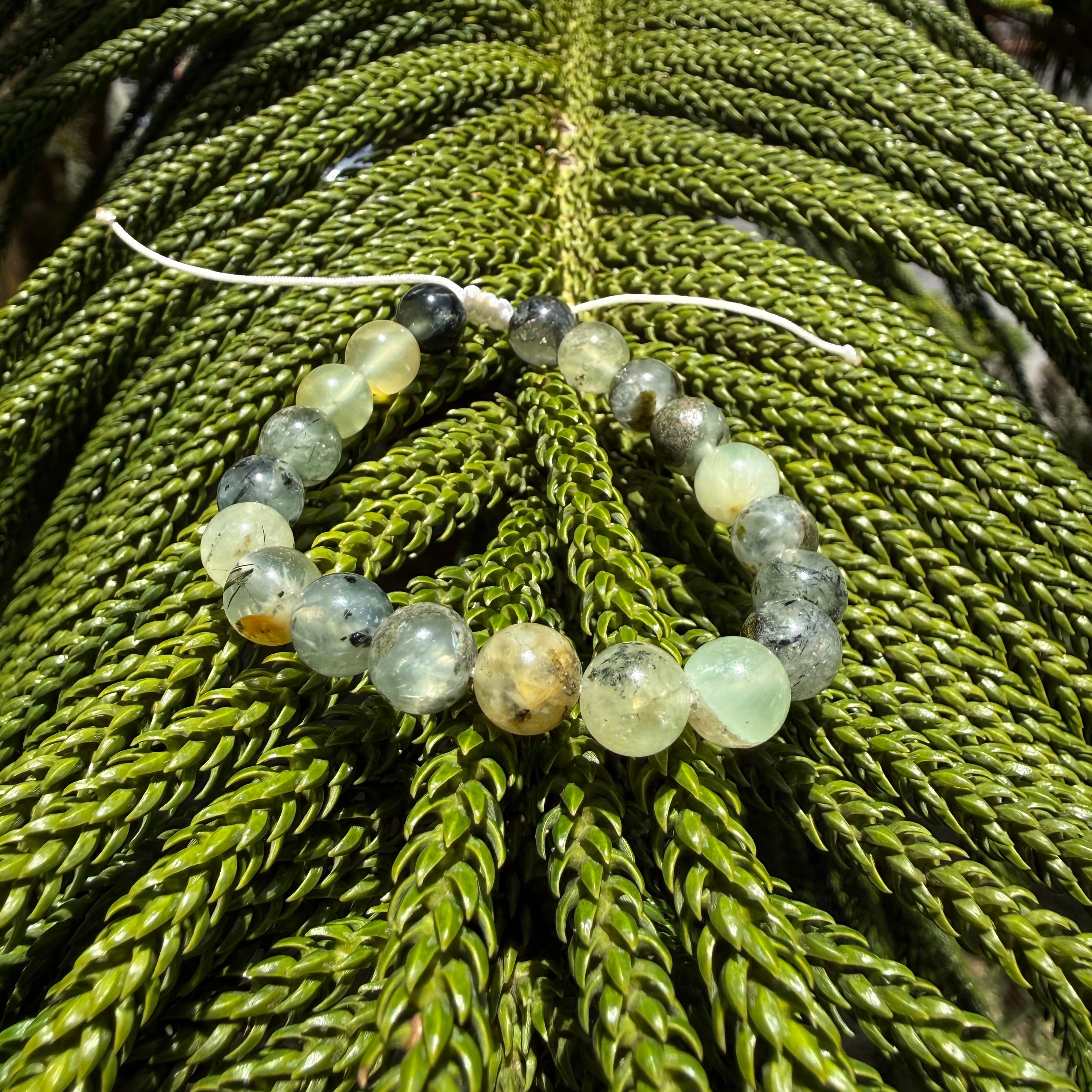 Pulsera de Prehnita