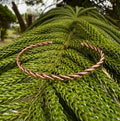 Pulsera de Cobre entorchada