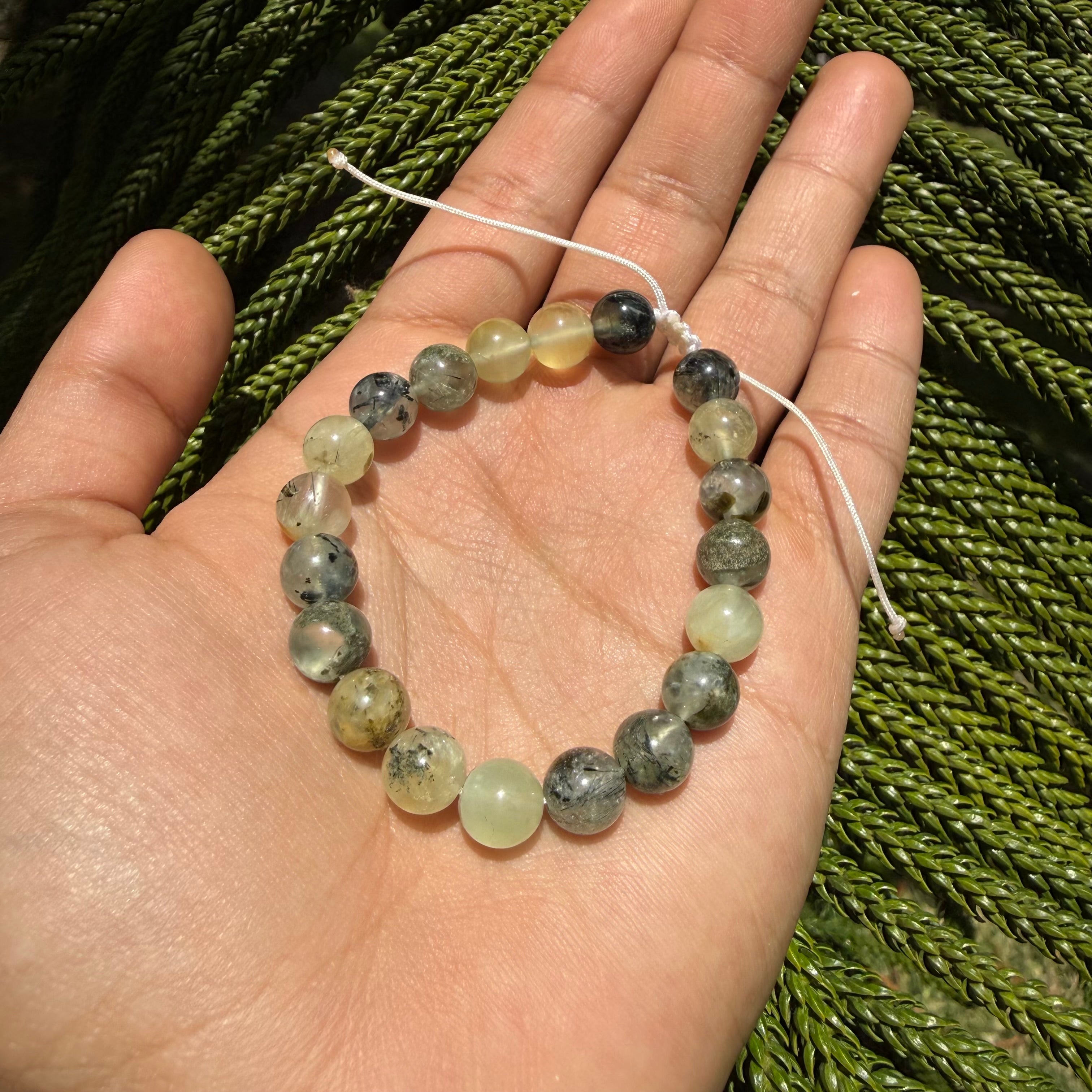 Pulsera de Prehnita
